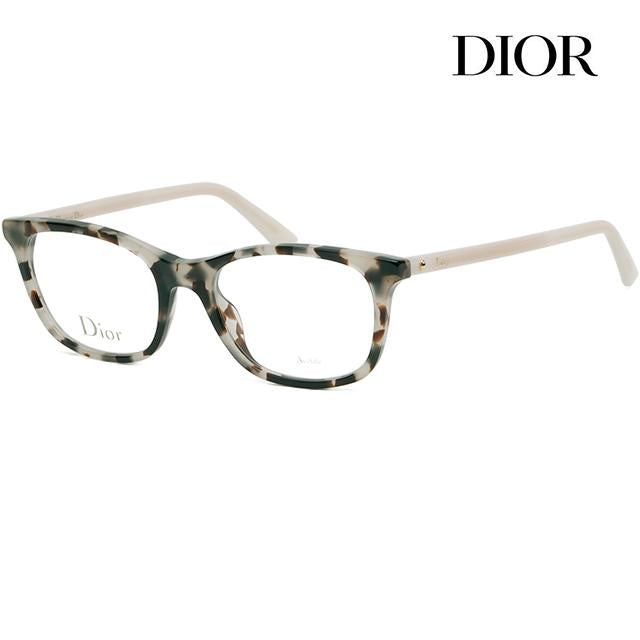 DIOR Havana White Acetate Unisex Eyeglass Frames MONTAIGNE18 C9K