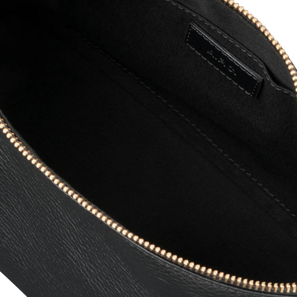 A.P.C. Black Vera Sac Leather Shoulder Bag F61974 LZZ