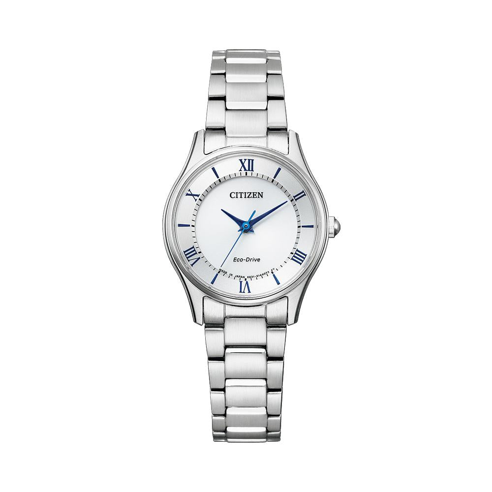 CITIZEN Women’s Metal Eco-Drive Watch Silver Tone EM0400 51B