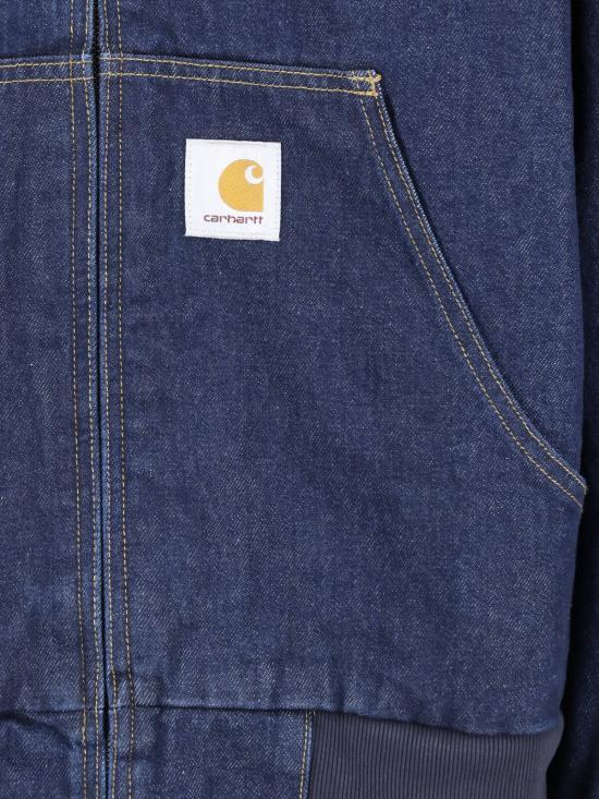 CARHARTT WIP Blue Rinsed Denim Jacket for Men