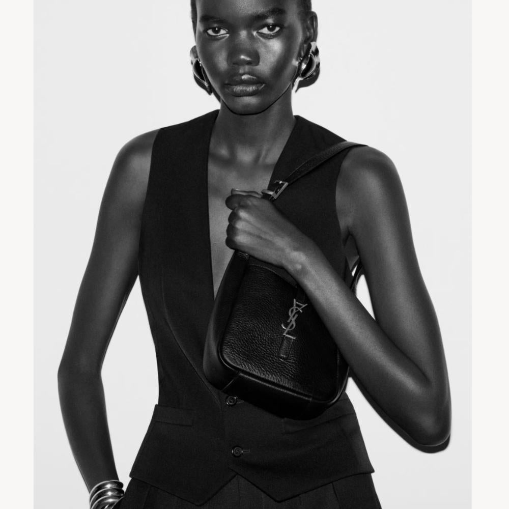 Saint Laurent Le 5 à 7 Baby Bag Light Musk Shoulder Bag