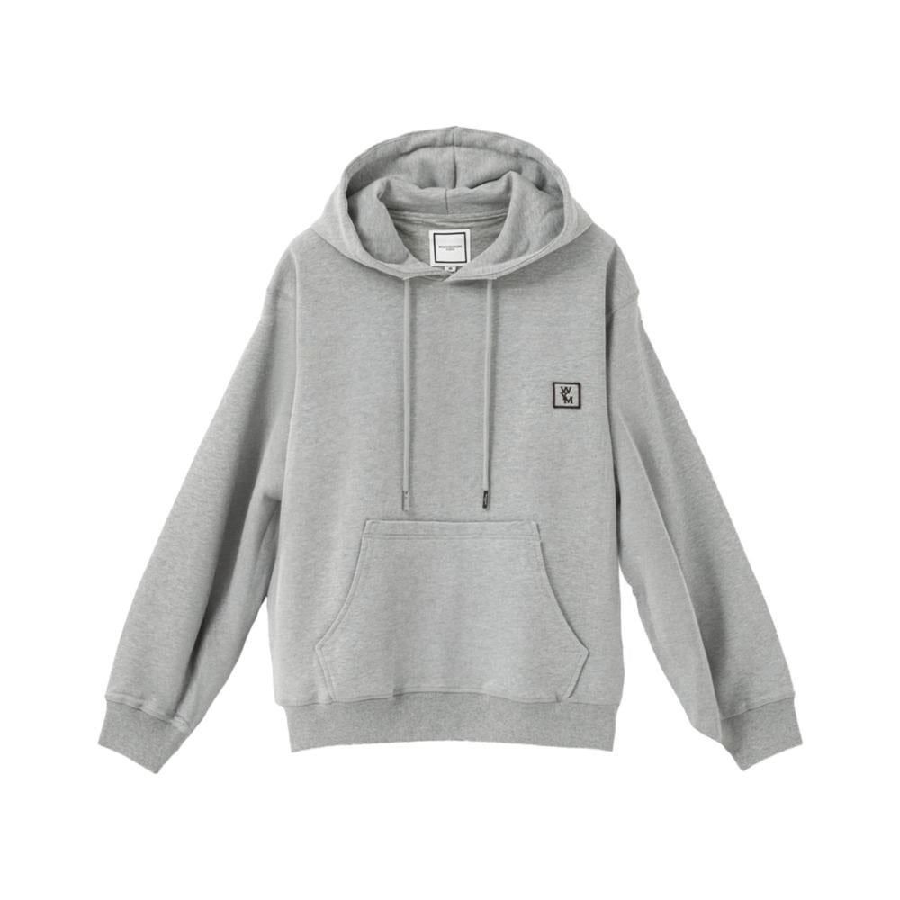 WOOYOUNGMI Grey Back Logo Hoodie Men’s 24FW