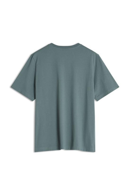 Maison Kitsune Bold Fox Head Patch Comfort T-Shirt SEINE Blue Men