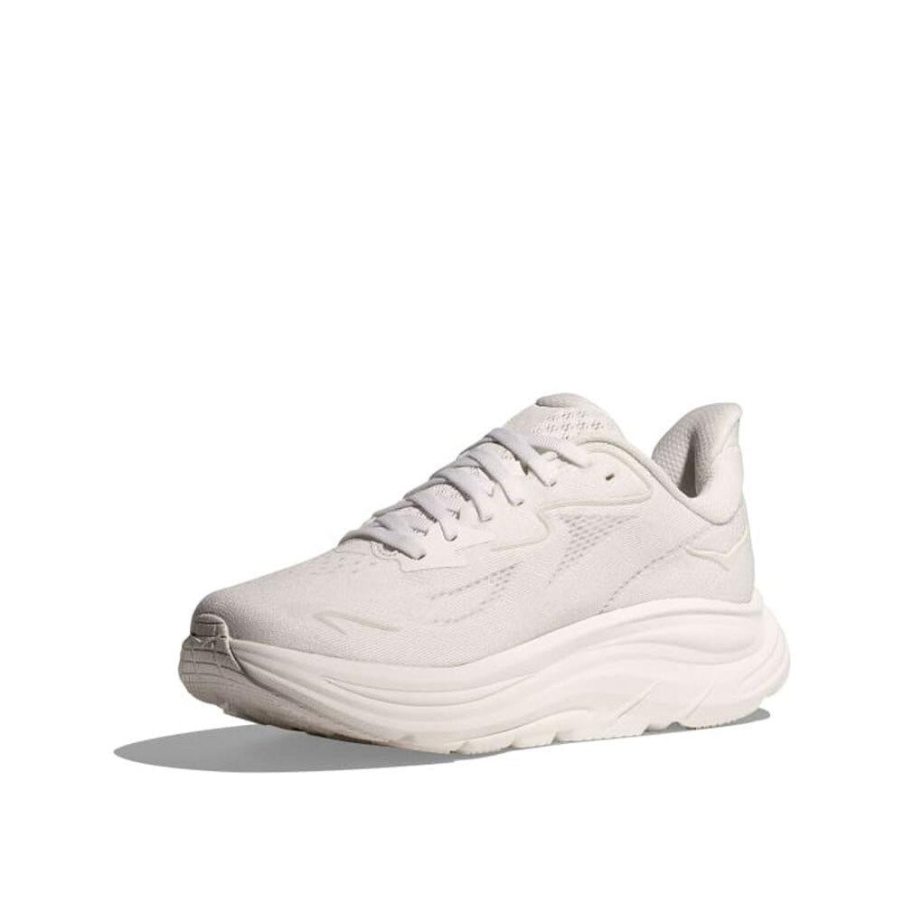 HOKA Clifton 10 Wide Women’s Running Shoes Low-Top Sneakers White 1162050 WWH