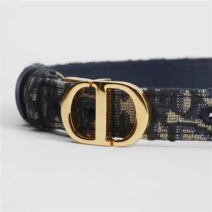 DIOR 30 Montaigne Reversible Belt Brown/Black Leather
