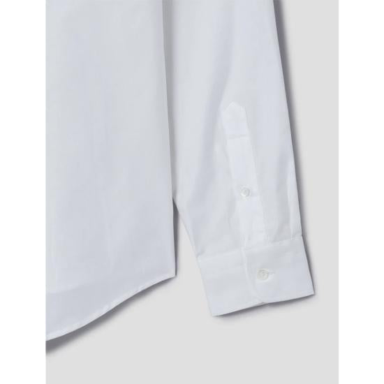 Maison Kitsune Long Sleeve Shirt FM00400WC2010HM00400WC2010WHP100 WHITE DOM