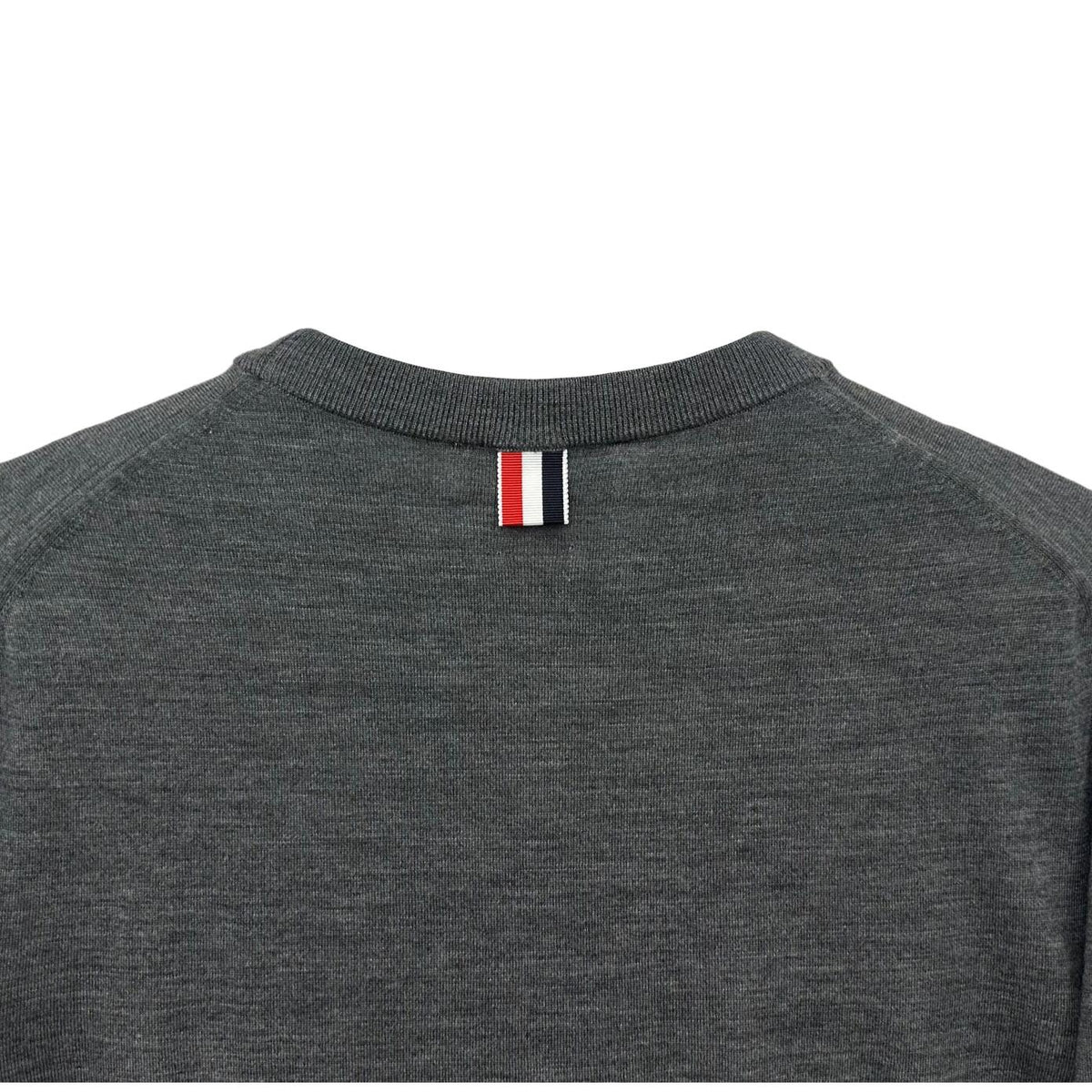 THOM BROWNE Armband Wool Crewneck Knit Sweater MKA412A 035