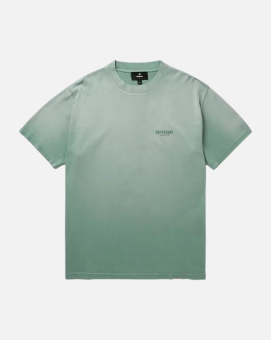 REPRESENT Washed Aloe Graphic Short Sleeve T-Shirt
