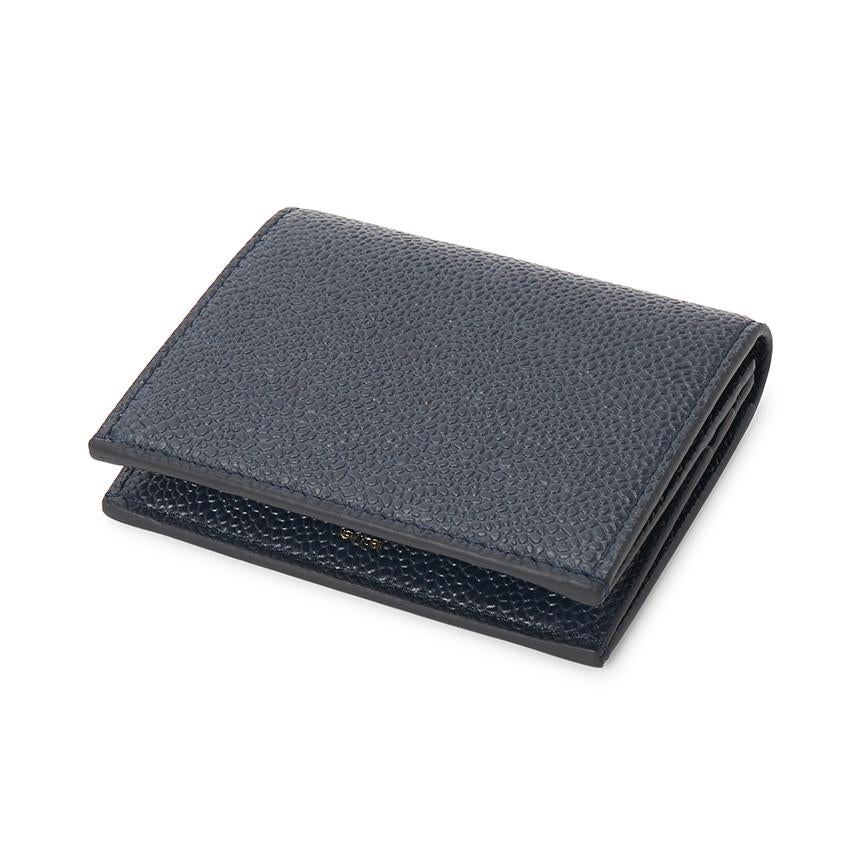 THOM BROWNE Unisex Leather Card Holder Wallet MAW021L 00198 415