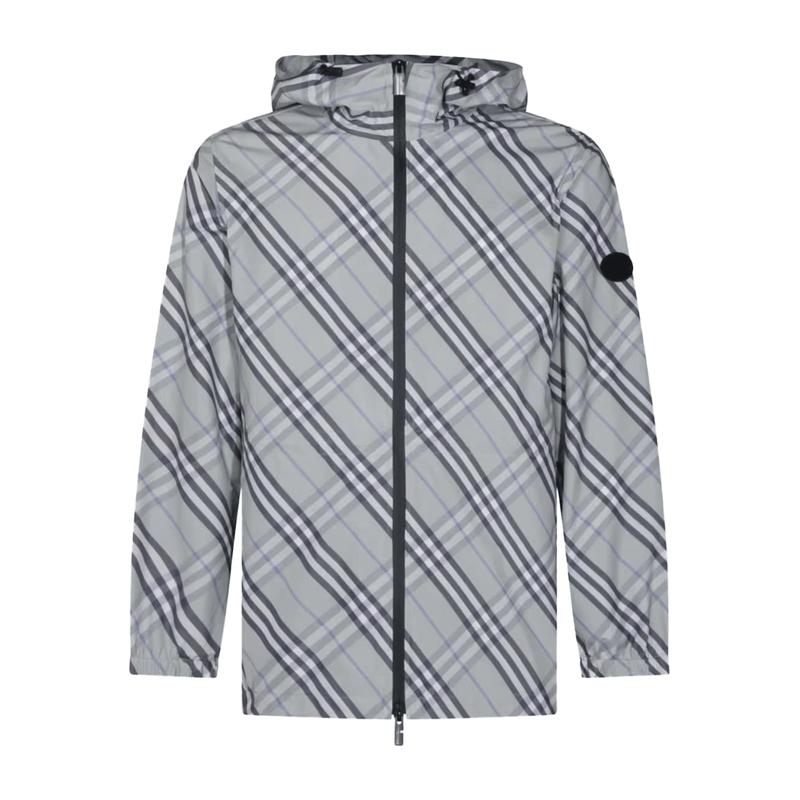 BURBERRY Check Hooded Jacket for Women