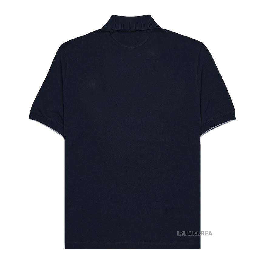 Brunello Cucinelli Men’s Logo Polo T-Shirt ME8548788 CD361