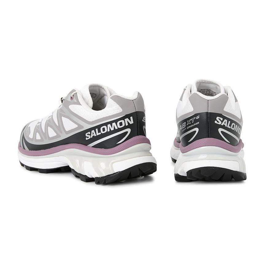 SALOMON White XT-6 Unisex Low-Top Running Shoes