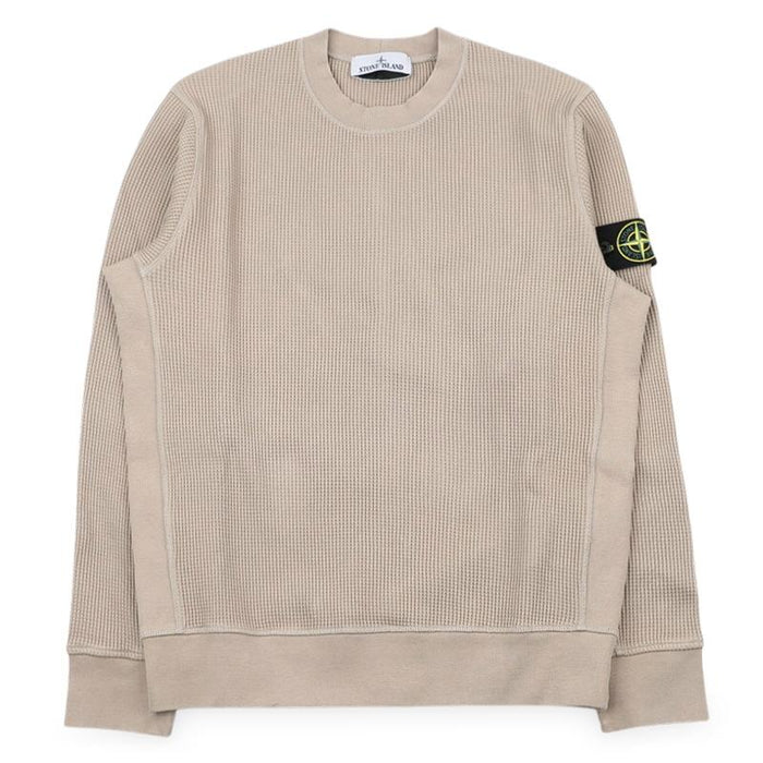 STONE ISLAND Men’s Waffle Fleece Sweatshirt Desert Pat L1S15 6100056 S0044 V009A