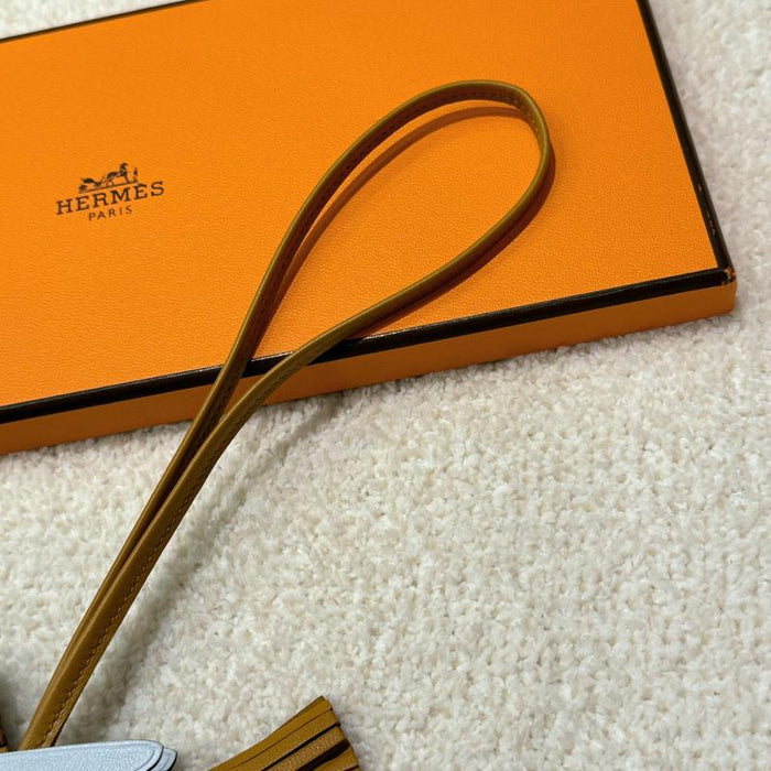 HERMES Rodeo Pegasus PM Charm Calfskin Lambskin Key Ring Unisex