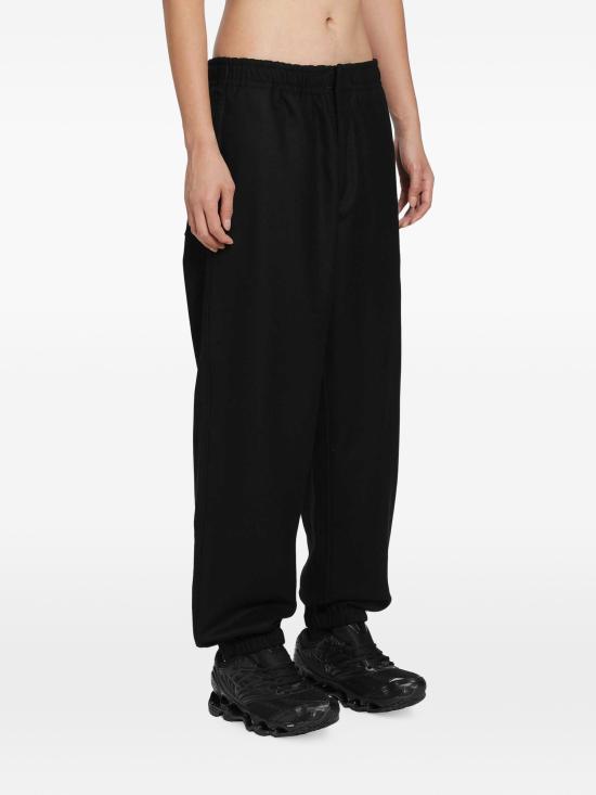STONE ISLAND Black Cotton Fleece Jogger Sweatpants Men L2S153100024 S0F24 V0029