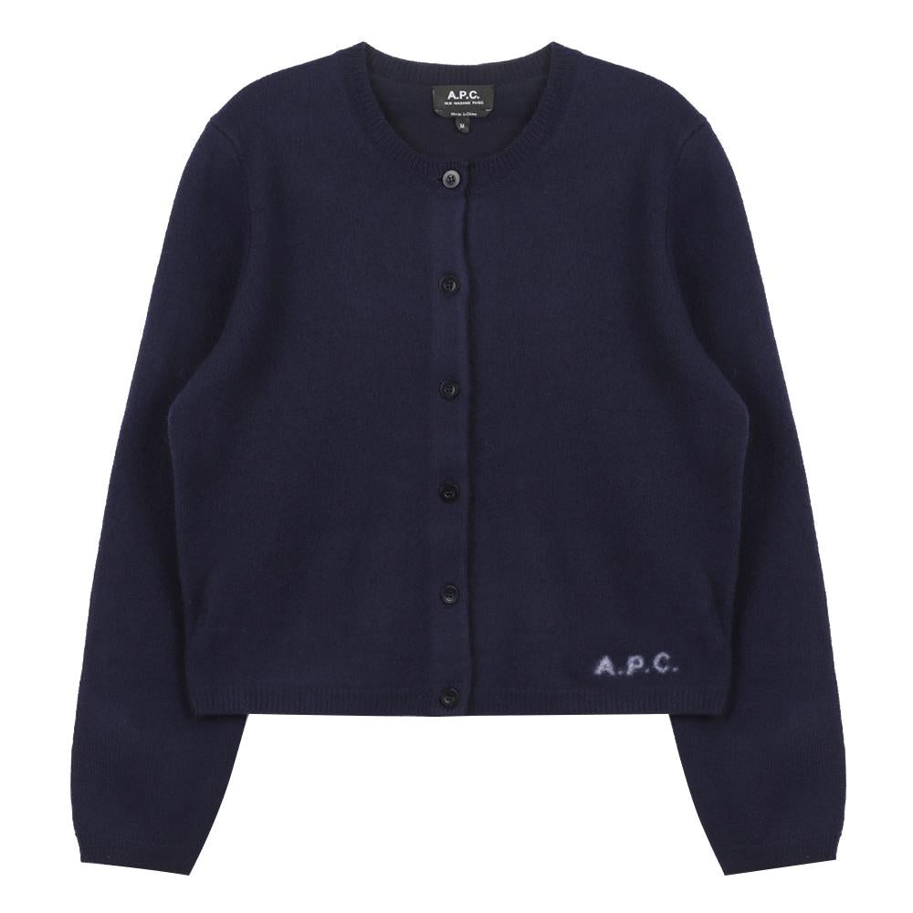 A.P.C. Mila Wool-Blend Knit Cardigan for Women WVBDK F22301