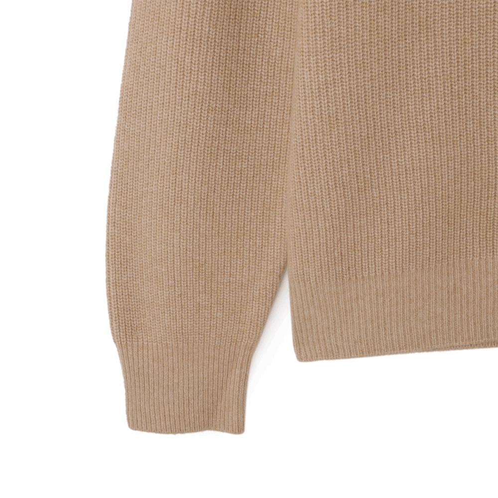 Maison Kitsune Bold Fox Rib Knit Sweater Men’s Navy LM00818 KT1093 H251