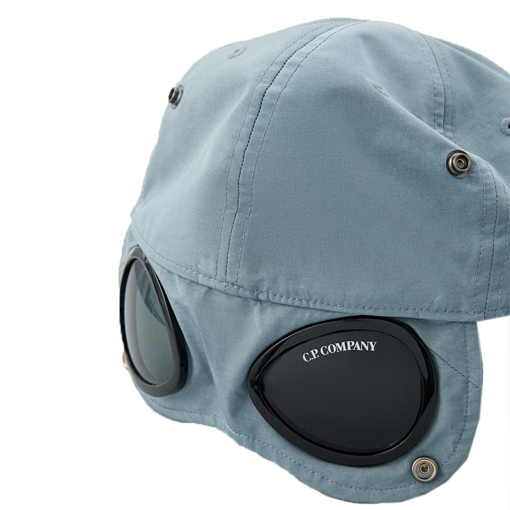 CP Company Logo Embroidered Goggle Cap Hat for Men 18CMAC146A 005904A 872