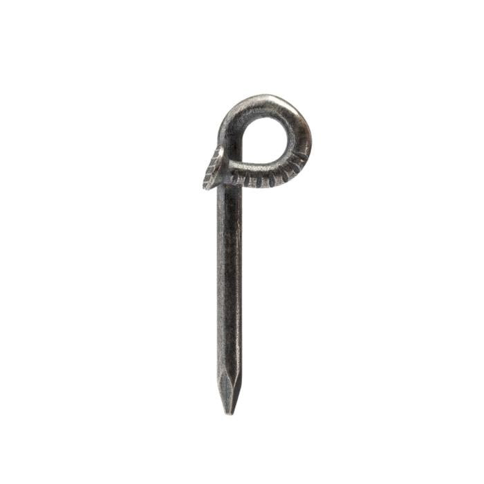 GUIDI Brushed Silver Nail Pendant G CI09