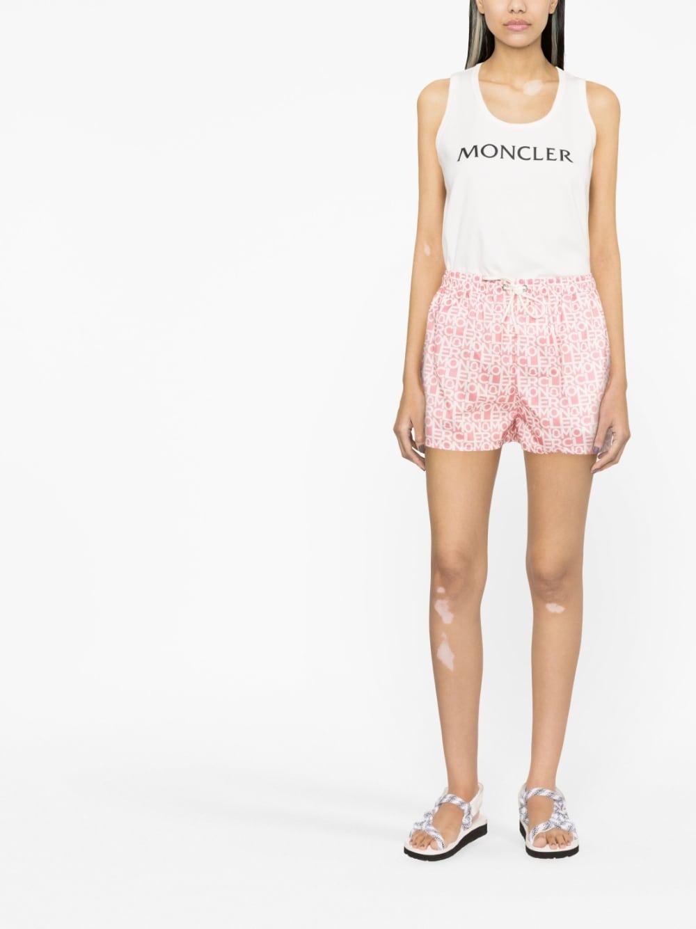 Moncler Logo Women’s White Tank Top T-Shirt