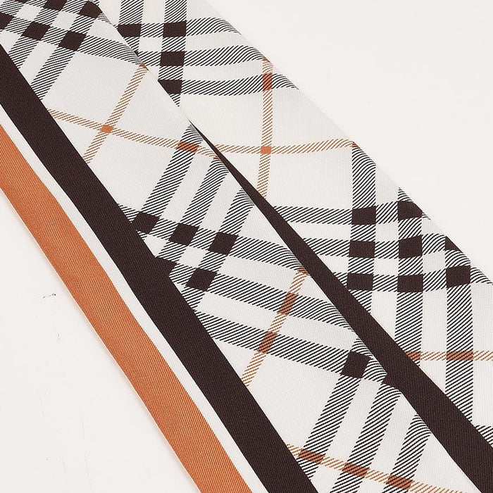 BURBERRY Night Stamp Print Silk Scarf for Women