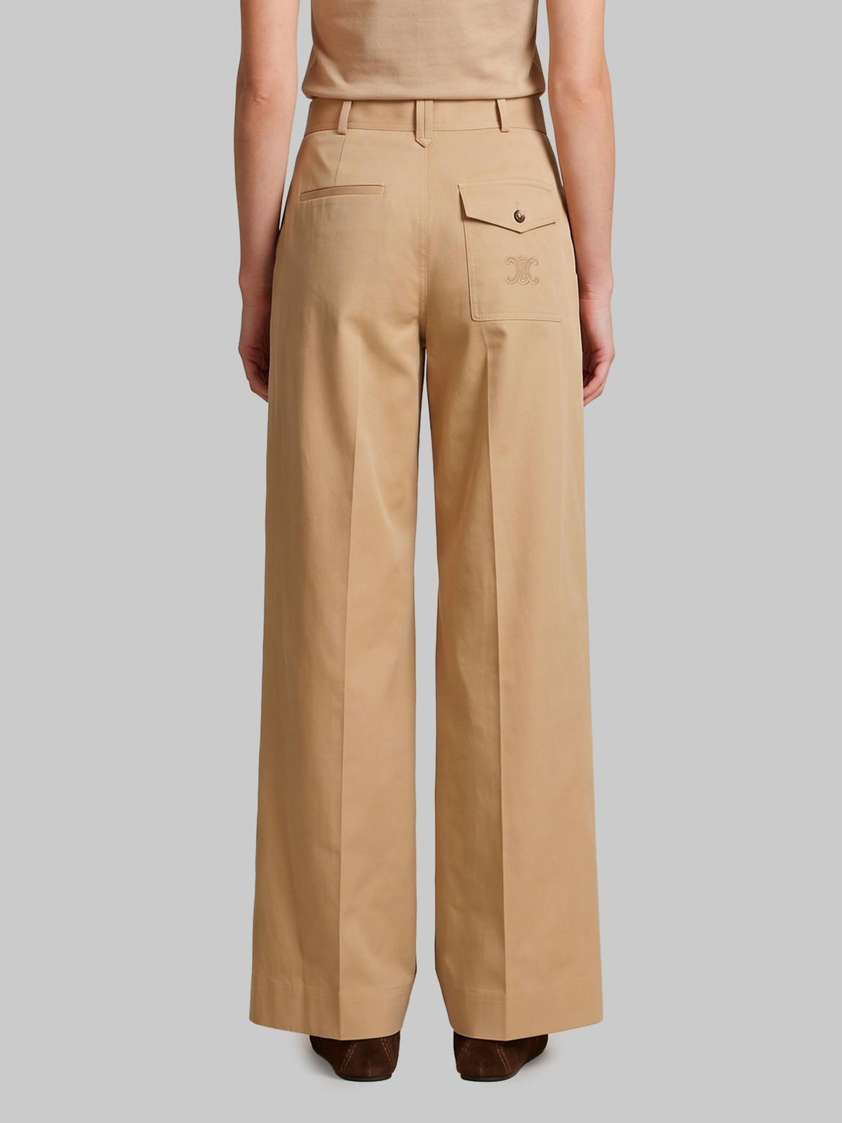 CELINE Black Wool Classic Pants