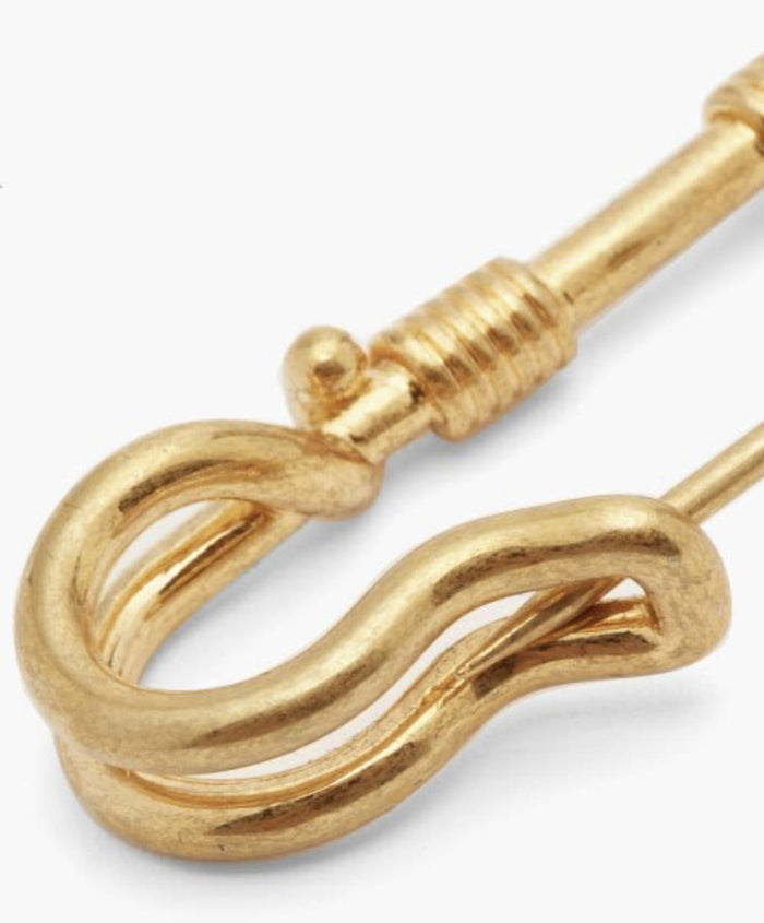 Versace Gold Medusa Safety Pin Brooch DG6H149 DJMT