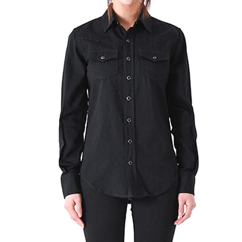 Saint Laurent Western Denim Shirt Black