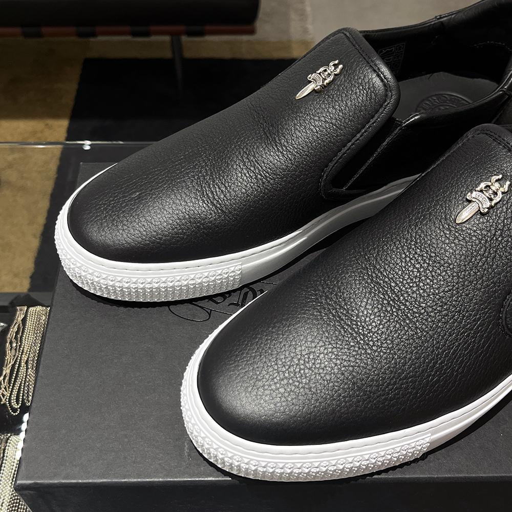 Chrome Hearts Black Dagger Slip-On Sneakers Men’s