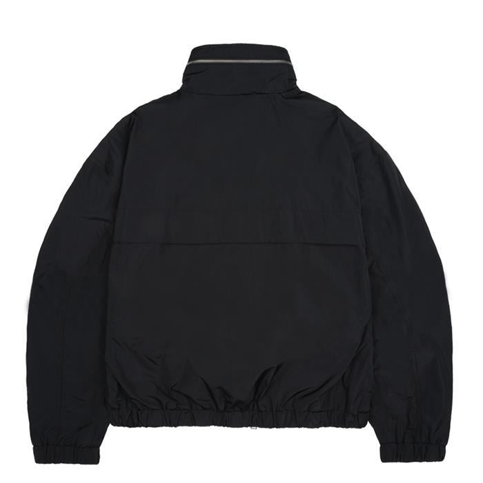 AMI Heart Logo Windbreaker Jacket Black