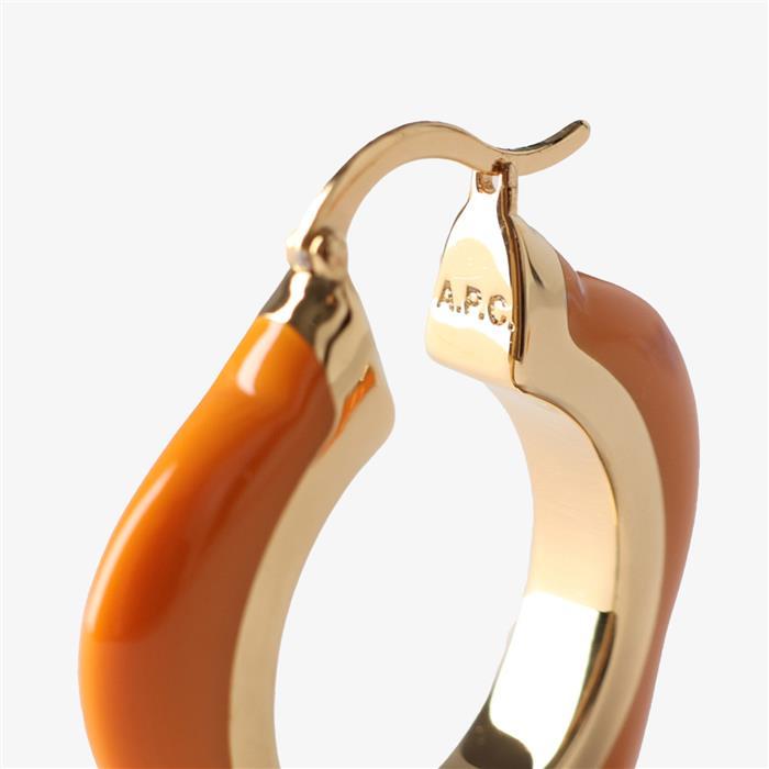 A.P.C. Rose Enamel Earrings