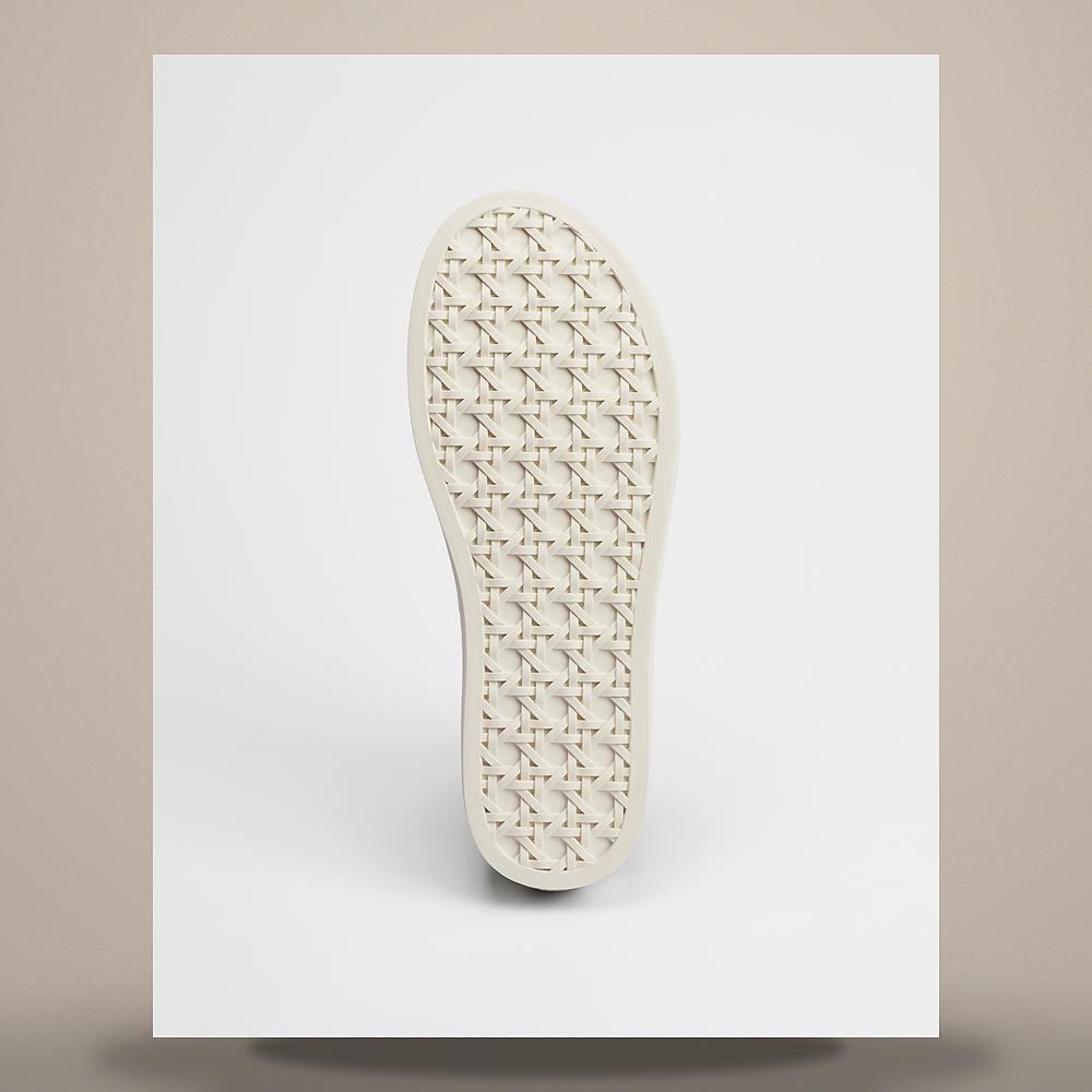 DIOR Yellow Oblique Jacquard Low-Top Sneakers