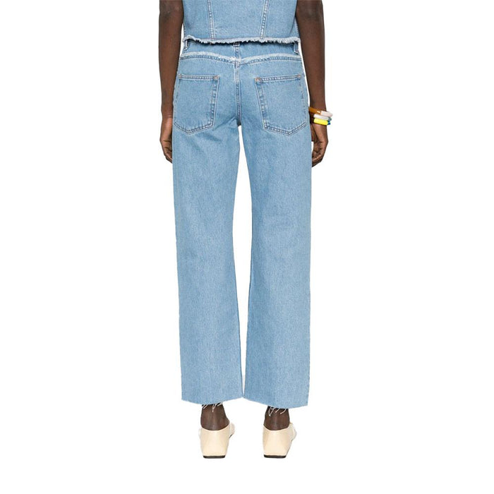 A.P.C. Women’s Relaxed Raw Edge Denim Jeans