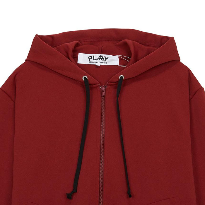 Comme des Garcons Invader Double Wappen Men’s Hooded Zip-Up Knit AZ T334 051 2