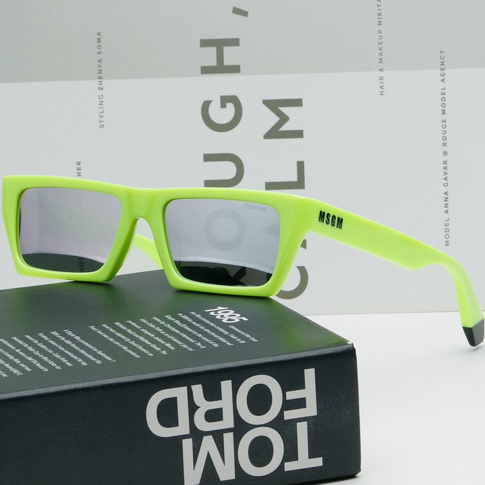 MSGM Polarized Mirror Sunglasses Unisex UV Protection Accessori PLD MSGM1G YDVEX