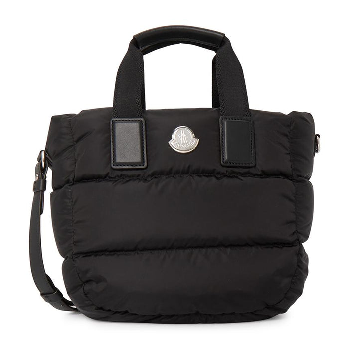 Moncler Caradoc Black Leather Tote Bag