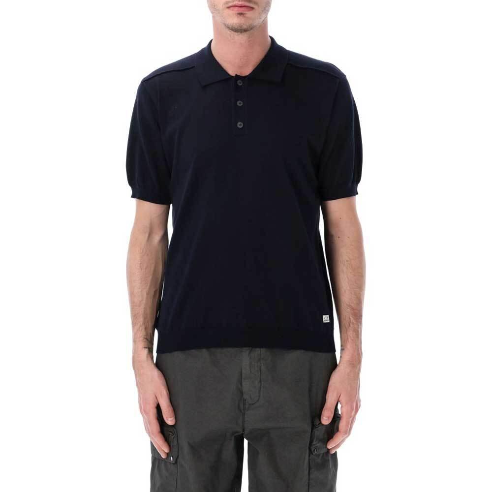 CP Company Boston Cotton Collar Polo Short Sleeve T-Shirt
