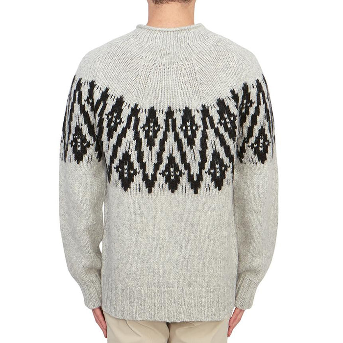 LARDINI Men’s Round Neck Knit Sweater