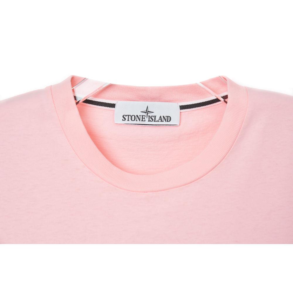 STONE ISLAND Back Logo Short Sleeve T-Shirt