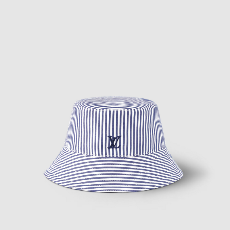 Louis Vuitton LV League Striped Bucket Hat