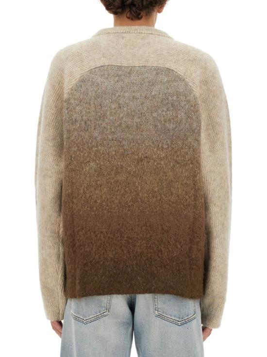 ERL Wool Crewneck Sweater Women’s Knit ERL07N201 BROWN DOM