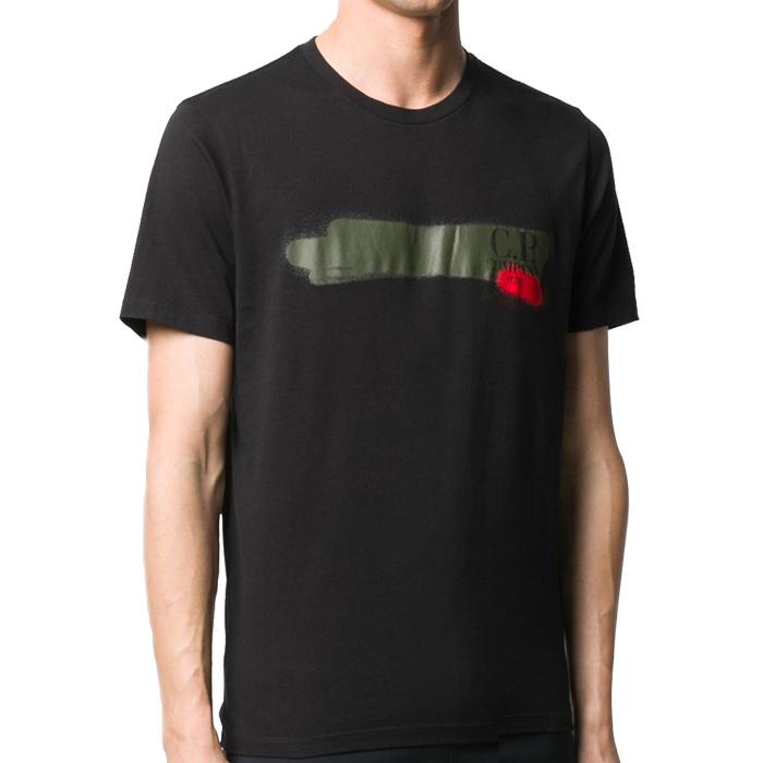 CP Company Printed Logo Short Sleeve T-Shirt Men 08CMTS146A