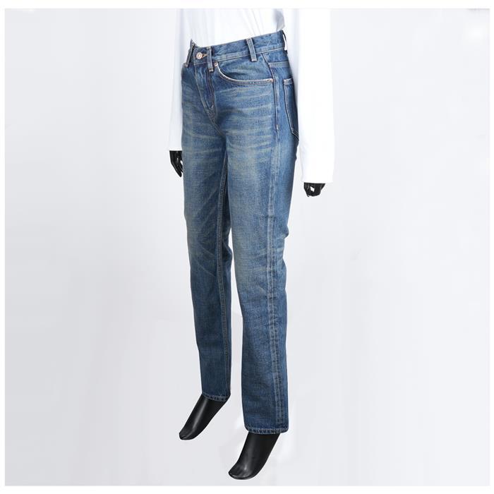 CELINE Françoise Straight Wash Denim Pants