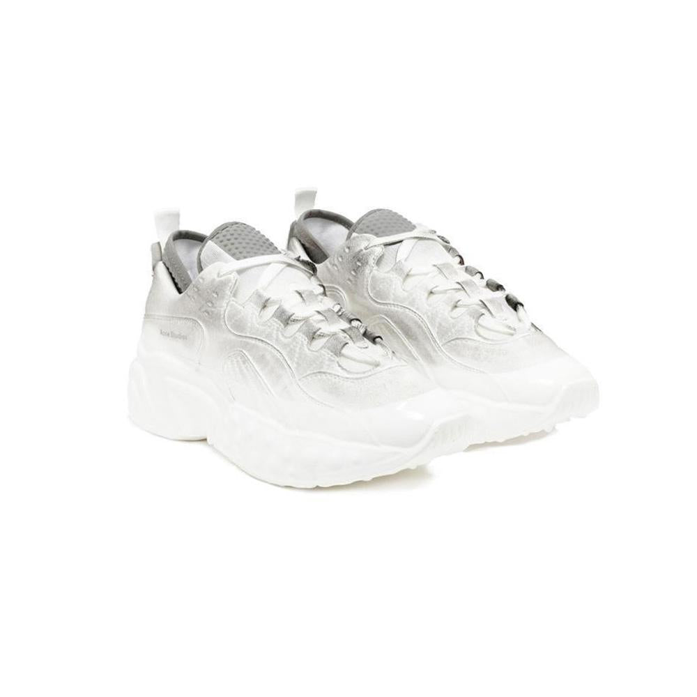 Acne Studios Dirty Rockaway White Low-Top Sneakers