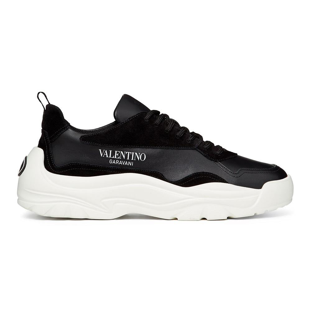 VALENTINO Garavani Gum Boy Black Leather Low-Top Sneakers