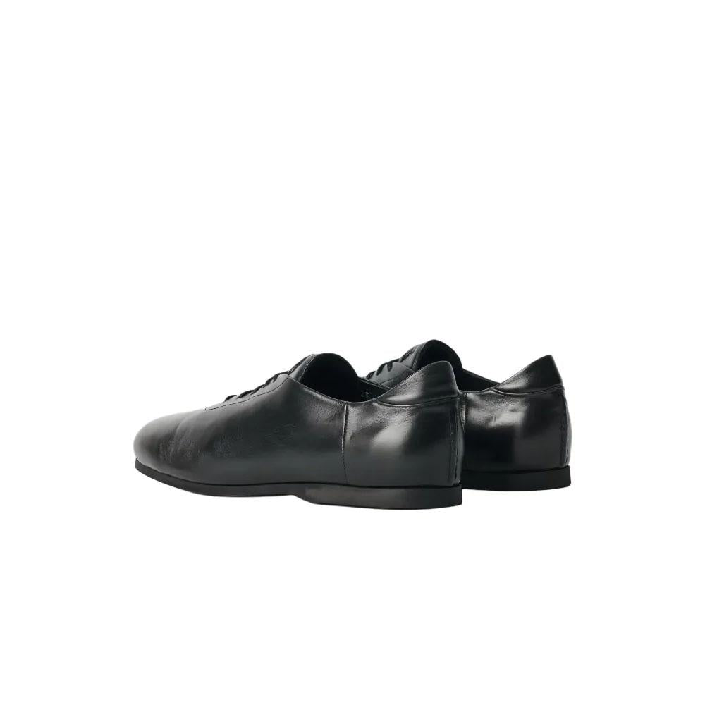 OUR LEGACY Black Leather Lace-Up Oxford Shoes