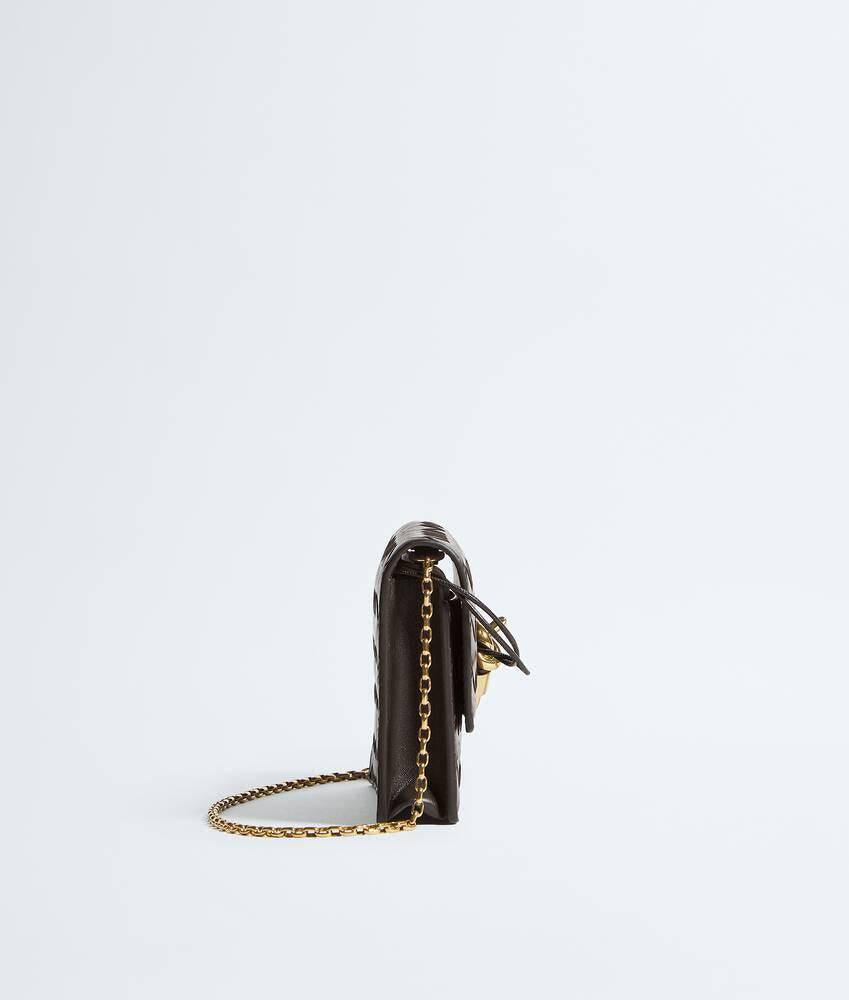 Bottega Veneta Intrecciato Andiamo Chain Pouch Shoulder Bag Fondant