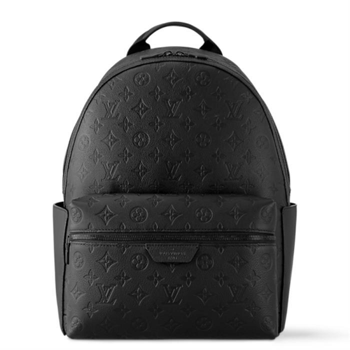 Louis Vuitton Monogram Eclipse Discovery Backpack Black Leather