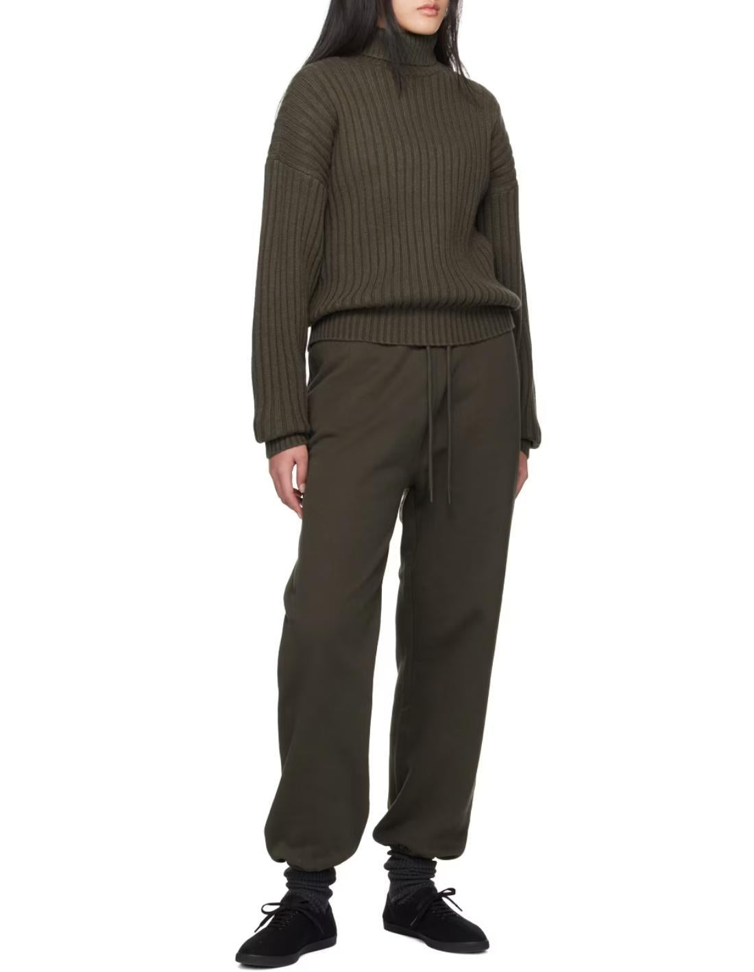 Fear of God Essentials Logo Patch Turtleneck Sweater Ink
