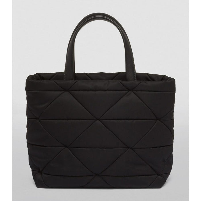 PRADA Padded Re-Nylon Small Tote Bag Black